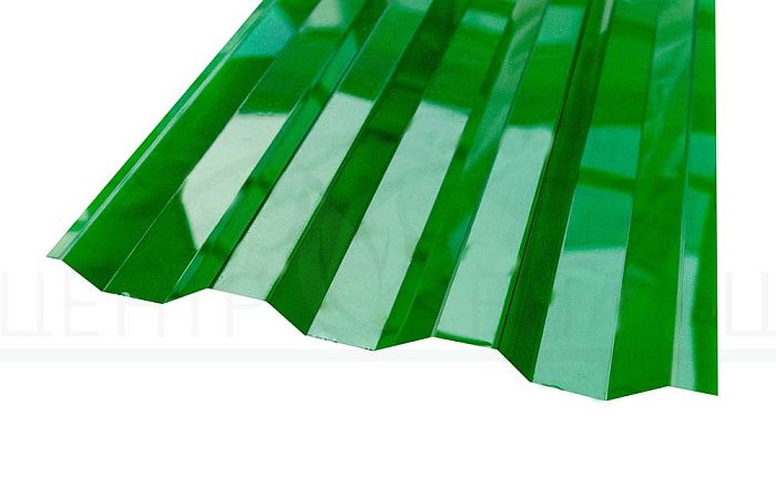 Профилированный поликарбонат Профилированный поликарбонат 1,3 мм (1,05 х 2м, зеленый)