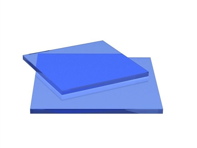 Монолитный поликарбонат Монолитный поликарбонат 4 мм (2,05 х 3,05м, синий)
