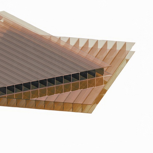 Сотовый поликарбонат Сотовый поликарбонат 6 мм (2,1 х 12м, бронза йод)
