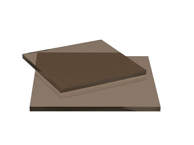 Поликарбонат Монолитный поликарбонат 10 мм (2,05 х 3,05м, бронза йод)