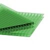 Поликарбонат Сотовый поликарбонат 10 мм (2,1 х 6м, зеленый)